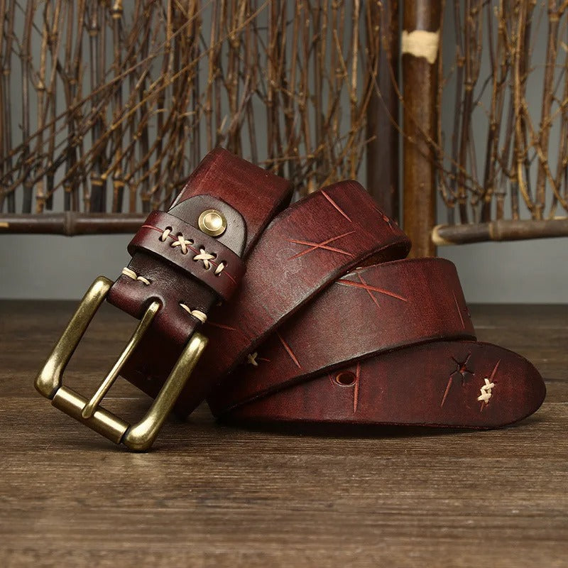 Fioren Buffalo Leather Belt