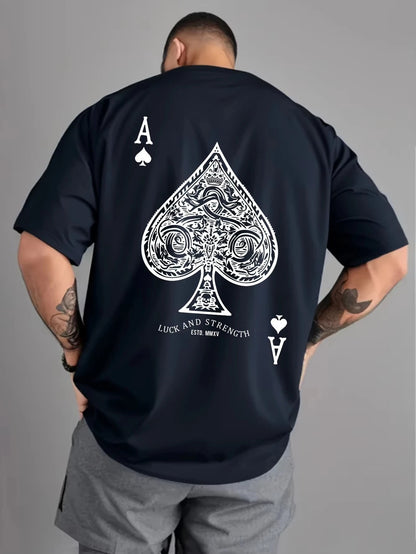Ace Spades Oversized Tee