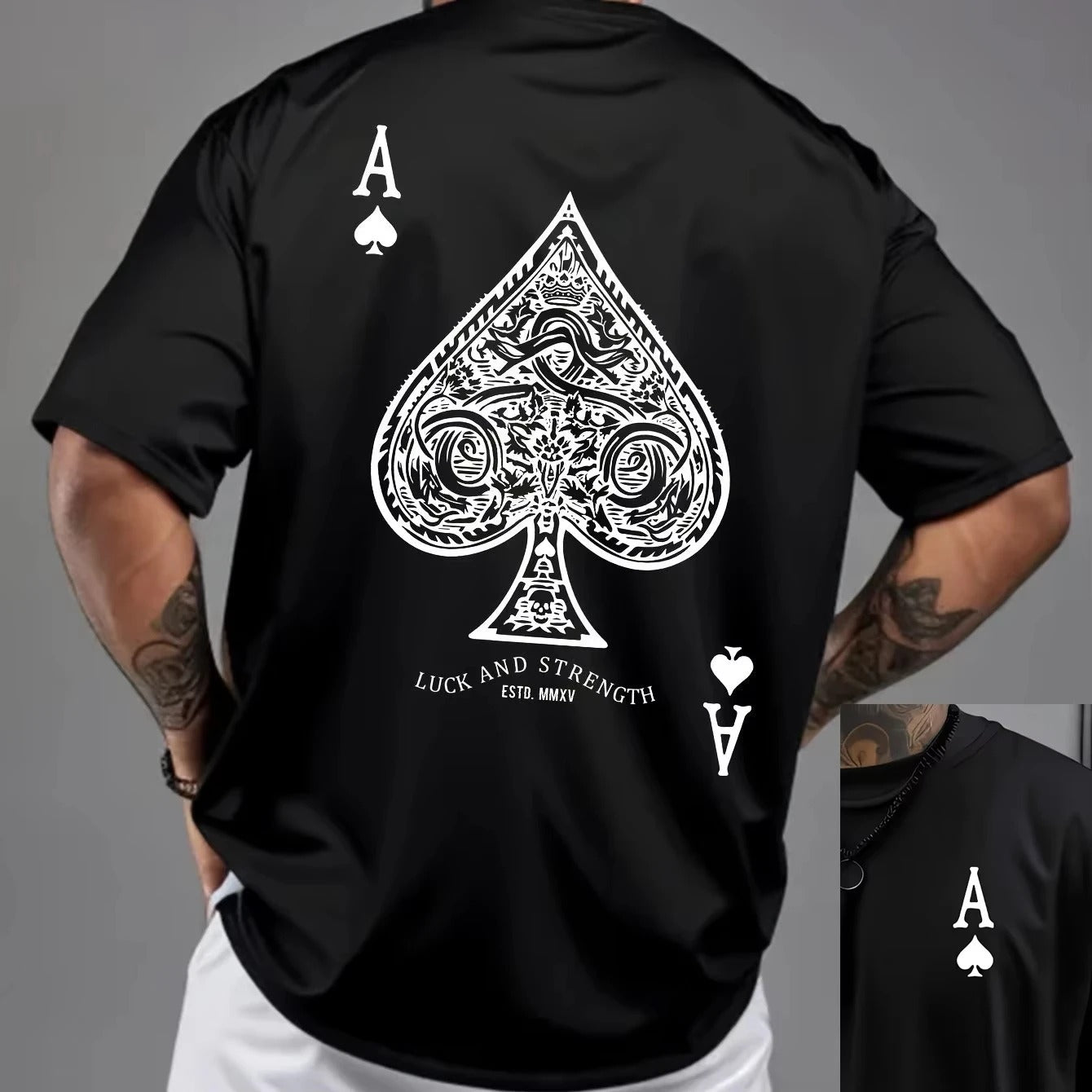 Ace Spades Oversized Tee