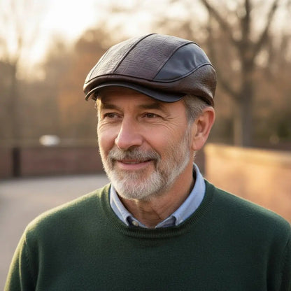 Ronan Leather Cap