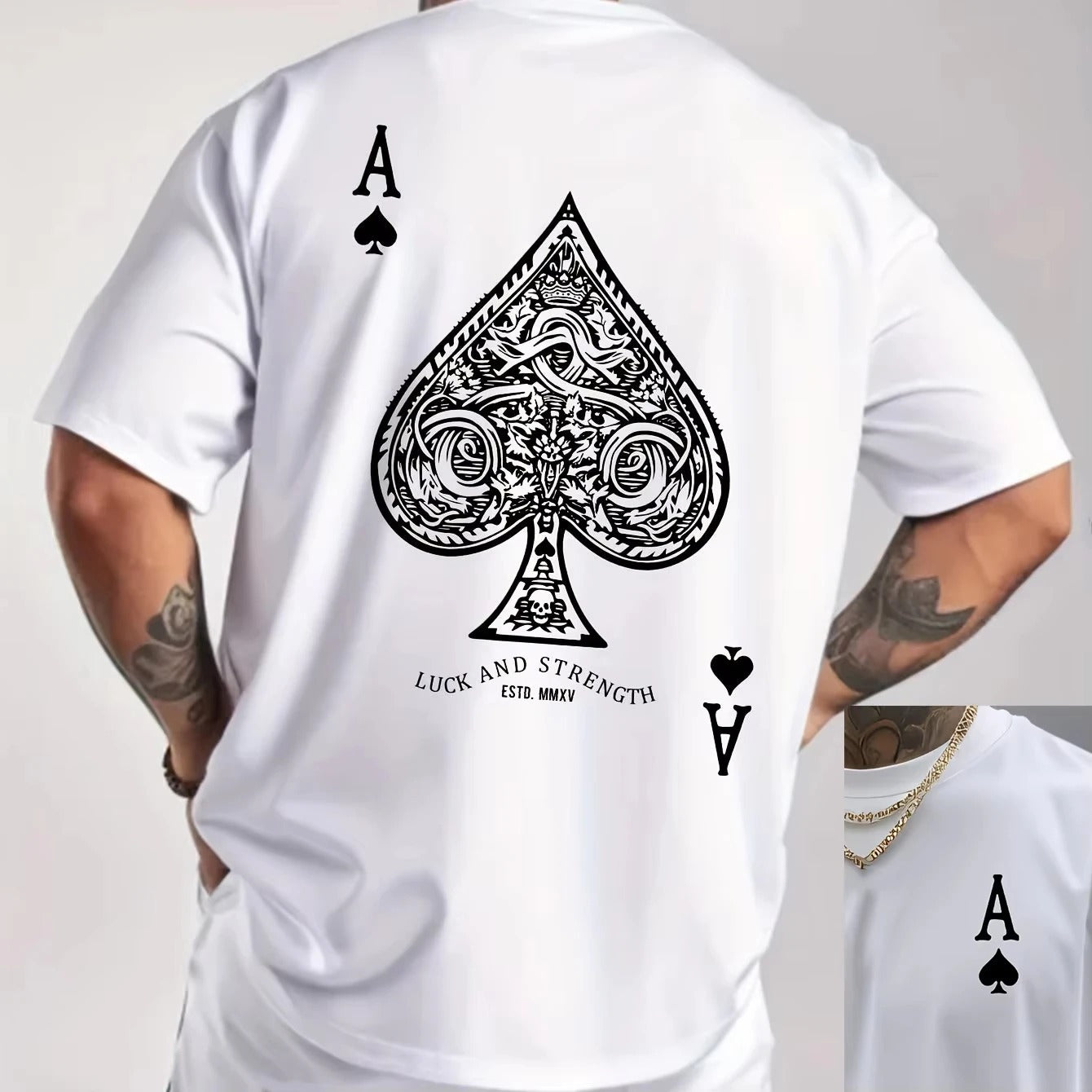 Ace Spades Oversized Tee