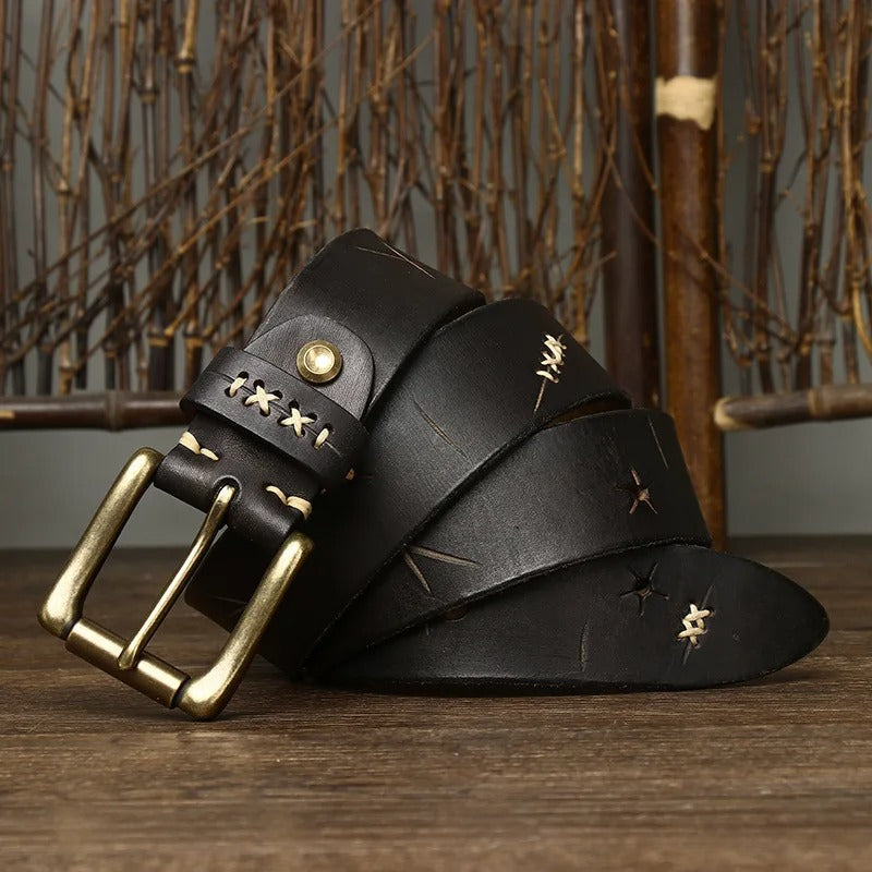 Fioren Buffalo Leather Belt