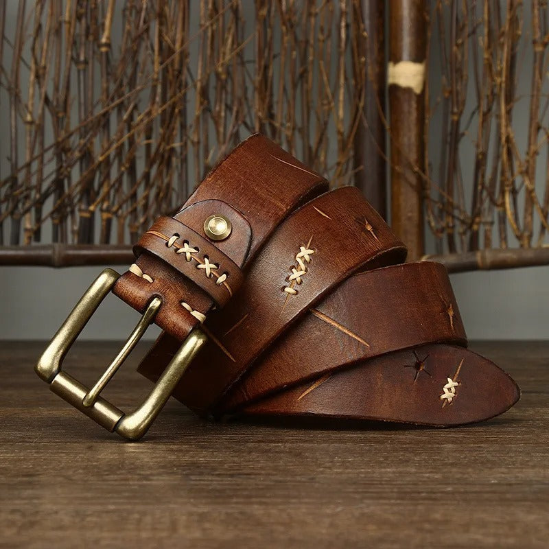 Fioren Buffalo Leather Belt