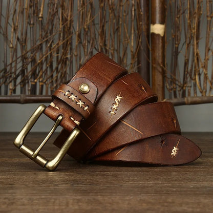 Fioren Buffalo Leather Belt